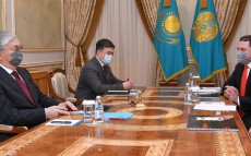 Мемлекет басшысы Kaspi.kz компаниясының негізін қалаушыларды қабылдады