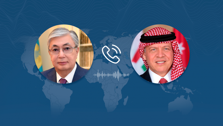 President Kassym-Jomart Tokayev had a telephone conversation with King Abdullah II ibn Hussein of Jordan