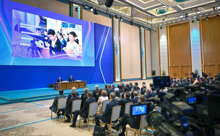 Президенты Казахстана и России дали старт строительству школы «Сириус» в Астане