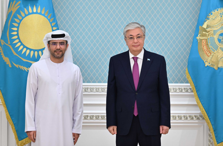 The Head of State receives Mohamed Juma Al Shamisi, Managing Director and CEO of AD Ports Group