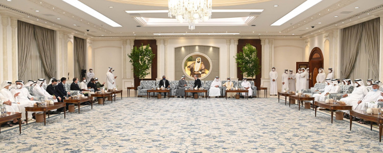President Kassym-Jomart Tokayev meets with UAE President Sheikh Mohamed bin Zayed Al Nahyan