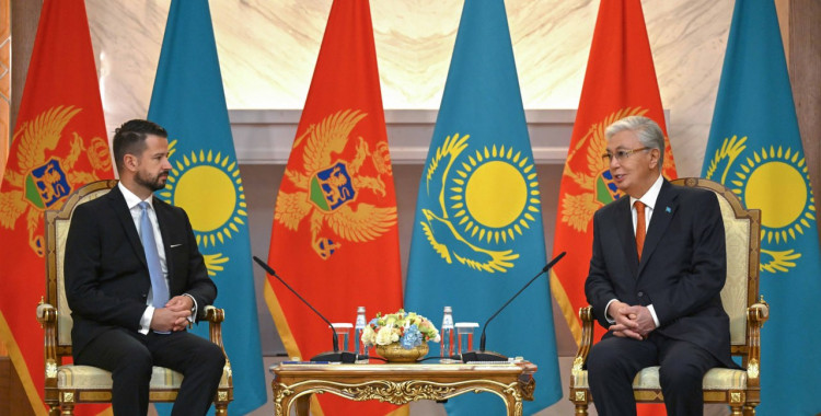 Қазақстан мен Черногория президенттері шағын құрамда келіссөз жүргізді