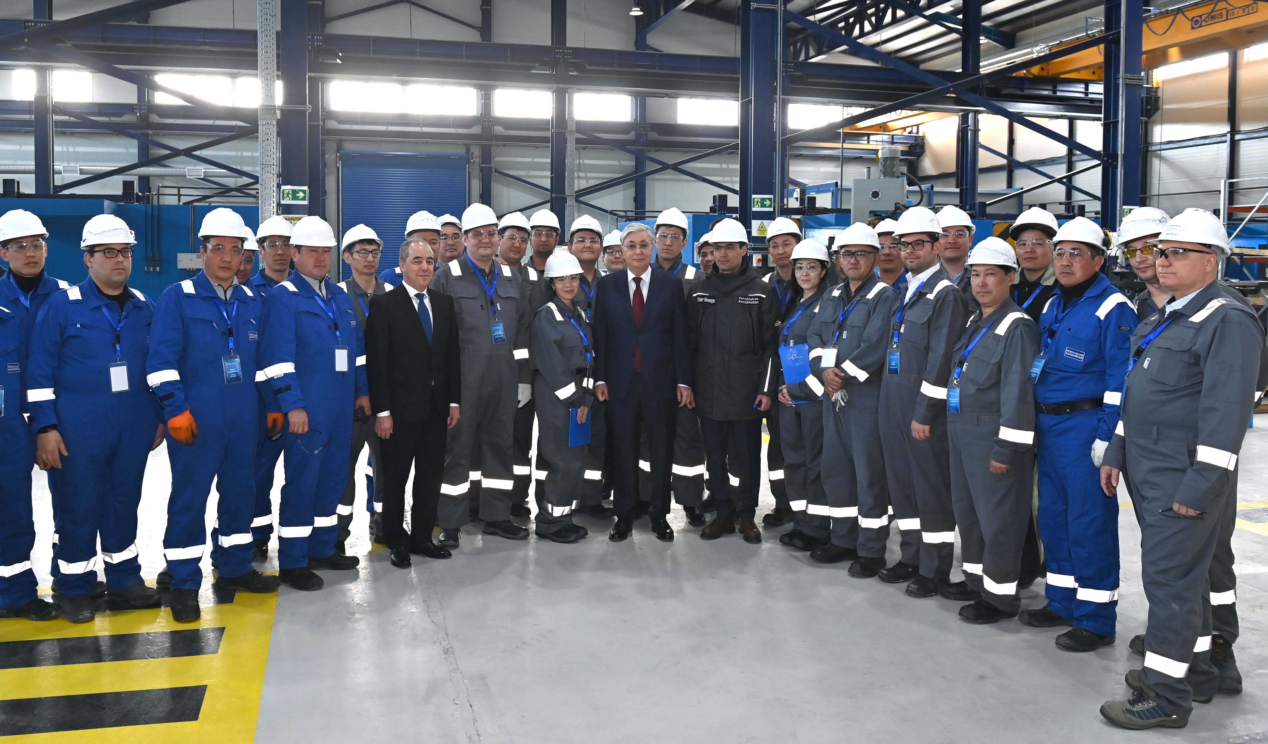 Президент «PetrolValves Kazakhstan» өндіріс цехына барды